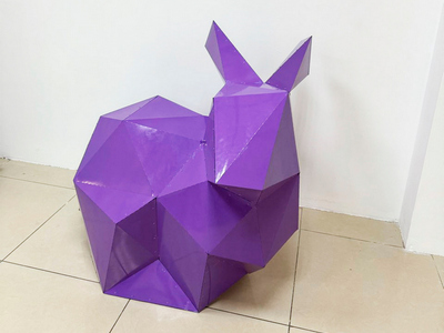 Полигональная фигура Кролик
