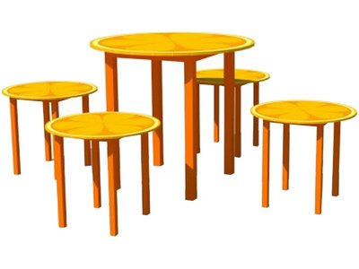 Столик и стульчики Апельсин ДХО 05060 - вид 1