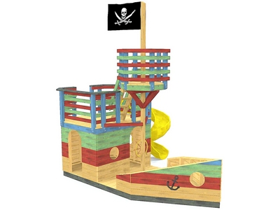 Игровой комплекс TORUDA WOOD Пиратский корабль Клипер - вид 1