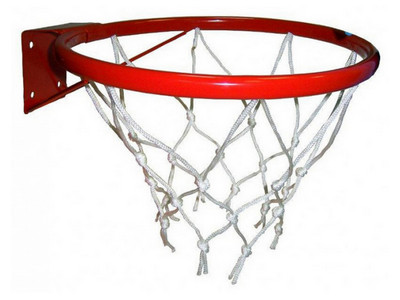 Корзина баскетбольная №3 d 295мм с упором и сеткой - вид 1